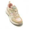 Calzaro Deportivas | Casual | Zapatillas Deportivas Mujer Chica 60438 Daddy Nude y Beige.