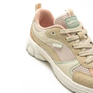 Calzaro Deportivas | Casual | Zapatillas Deportivas Mujer Chica 60438 Daddy Nude y Beige.