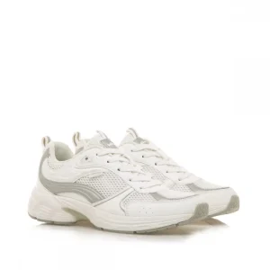Calzaro Deportivas | Casual | Zapatillas Deportivas Mujer Chica 60438 Daddy Blanco y Plata