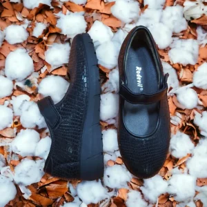Calzaro Confort | Zapatillas Lycra Mujer 213 Negro