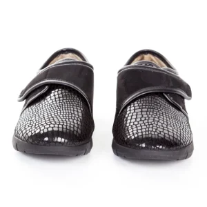 Calzaro Confort | Zapatillas Lycra Mujer 286 Negro