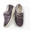 Calzaro Confort | Zapatillas Lycra Mujer 281 Velcro Azulados