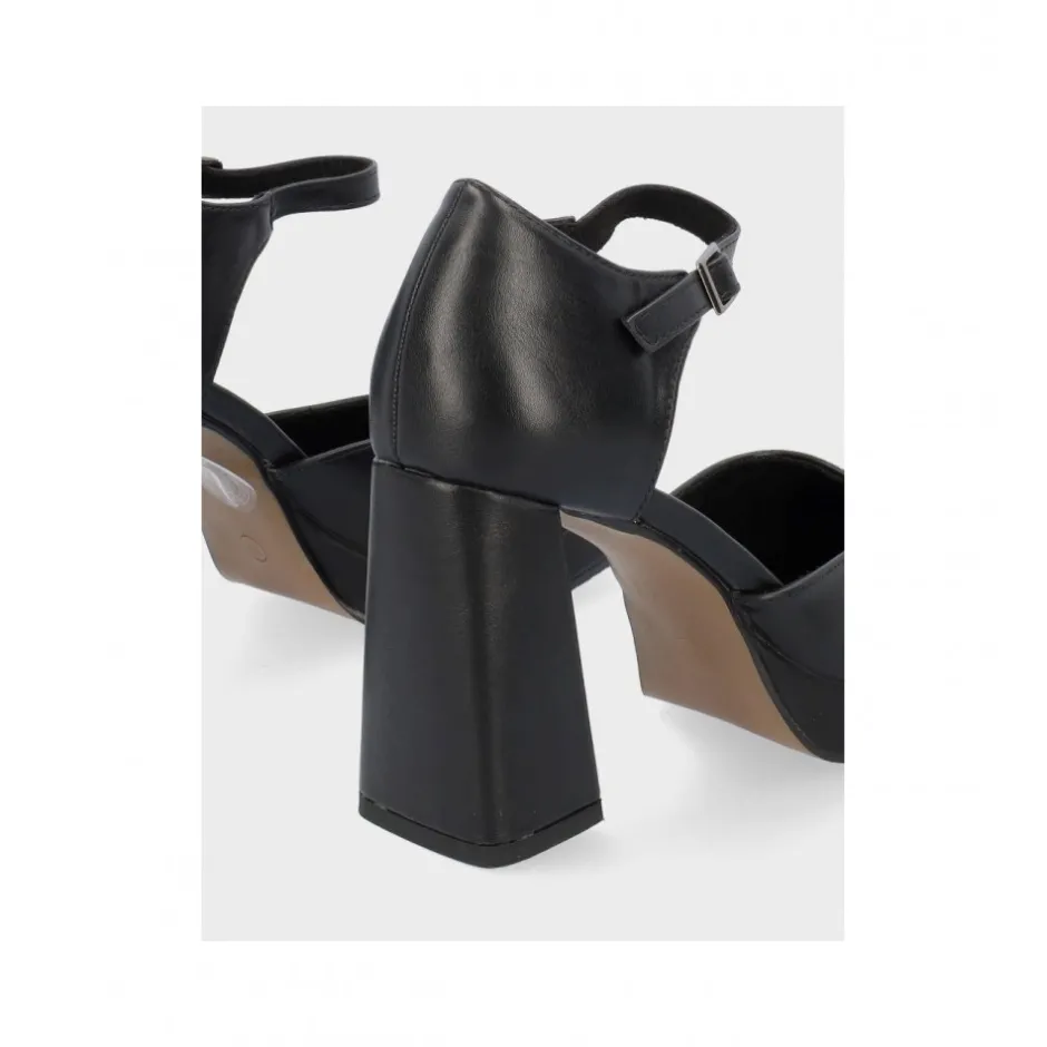 zapato_abierto_napa_plata_3.webp Calzaro Zapatos De Tac贸n | Zapato Abierto Napa Plataforma 23172 Negro.