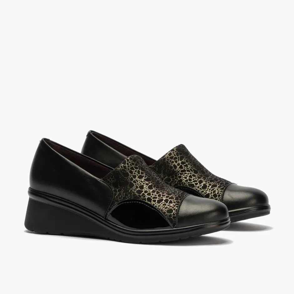 zapato_abotinado_con_lycr_3-1.webp Calzaro Confort | Zapato abotinado con Lycra para mujer 5322 color Negro
