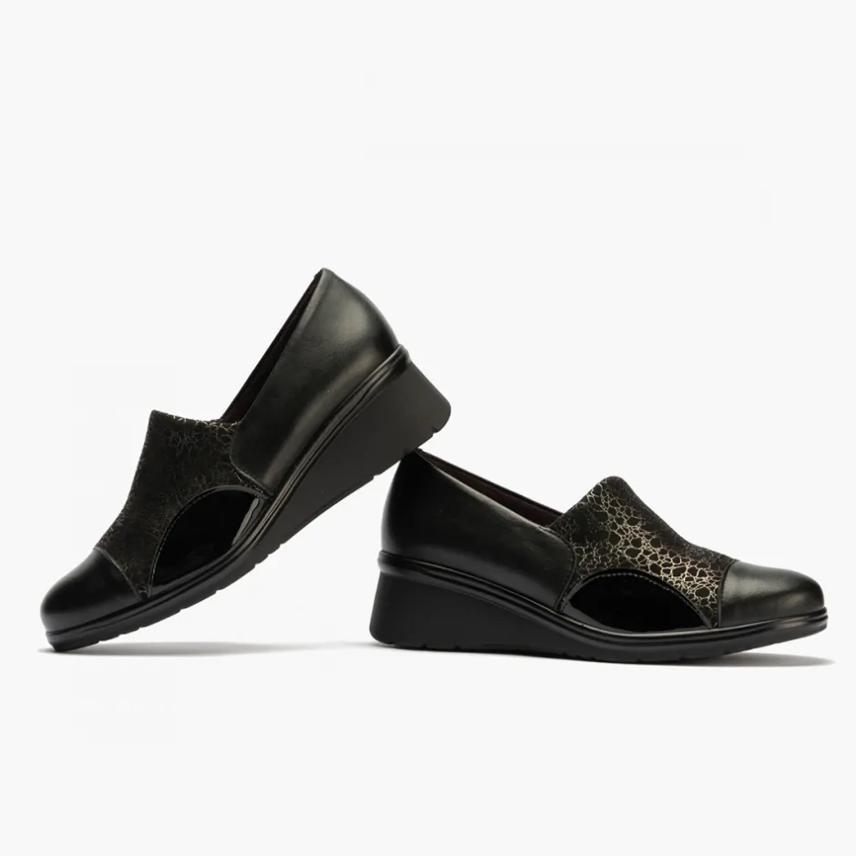 zapato_abotinado_con_lycr_4-1.webp Calzaro Confort | Zapato abotinado con Lycra para mujer 5322 color Negro