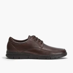 Calzaro Zapatos Con Cordones | Zapato Blucher Hombre 110 en Piel Napa Lisa Marrón