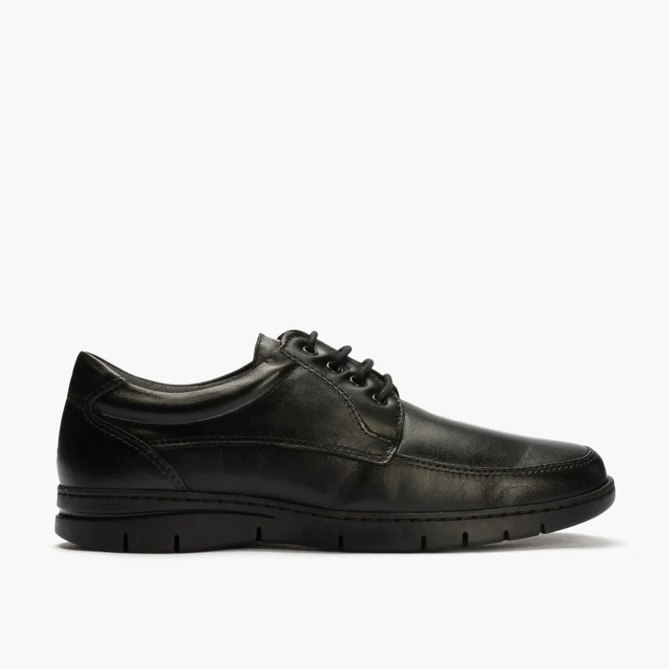 zapato_blucher_hombre__en_2.webp Calzaro Zapatos Con Cordones | Zapato Blucher Hombre 110 en Piel Napa Lisa Negra