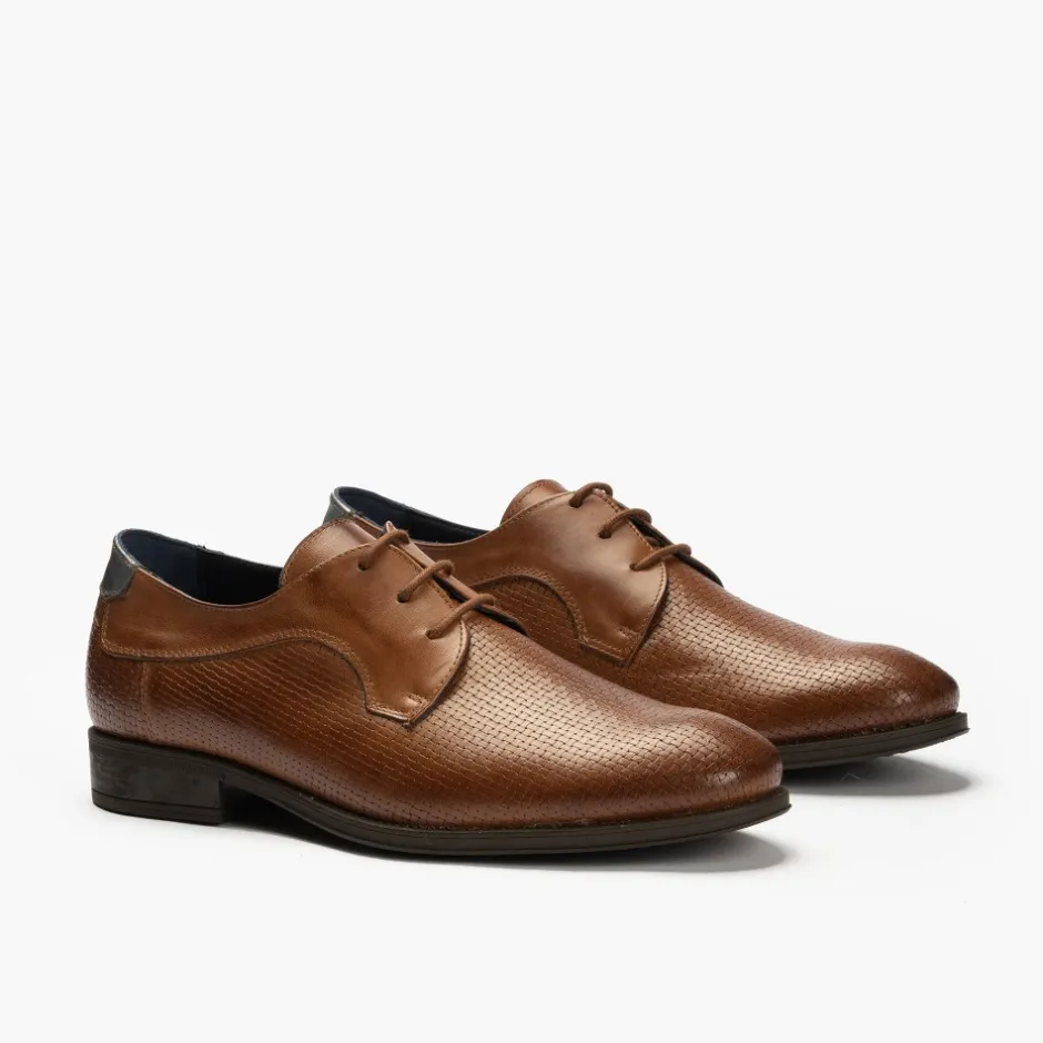 zapato_blucher_hombre_con_2-3.webp Calzaro Zapatos Con Cordones | Zapato Blucher Hombre con Cordones 4810 Marrón Claro