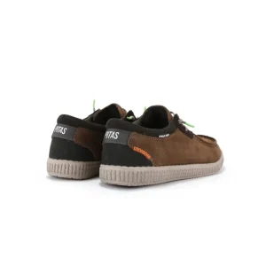 Calzaro Zapatos Con Cordones | Deportivas Casual | Zapato Casual  Pau WP150 Water Proof Serraje Marrón