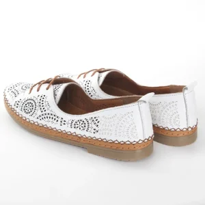 Calzaro Zapatos Con Cordones | Zapato Cordón Sport 611 en Napa Blanco