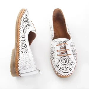 Calzaro Zapatos Con Cordones | Zapato Cordón Sport 611 en Napa Blanco