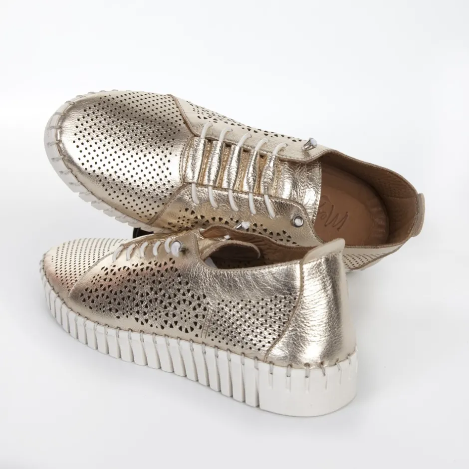 zapato_cordn_sport__en_or_4.webp Calzaro Zapatos Con Cordones | Zapato Cordón Sport 215 en Oro