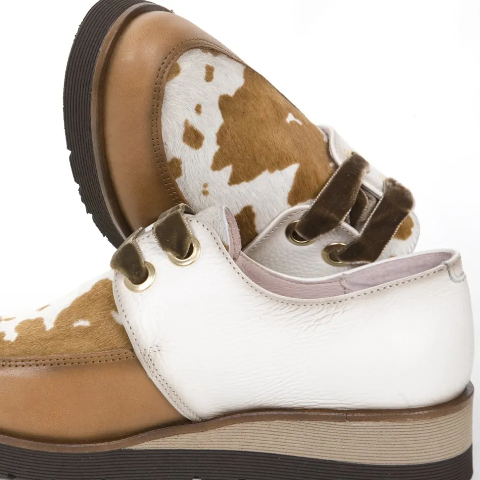 zapato_cordones_luka__cue_3.webp Calzaro Zapatos Con Cordones | Zapato Cordones Luka 2115 Cuero y Animal Print Cebra