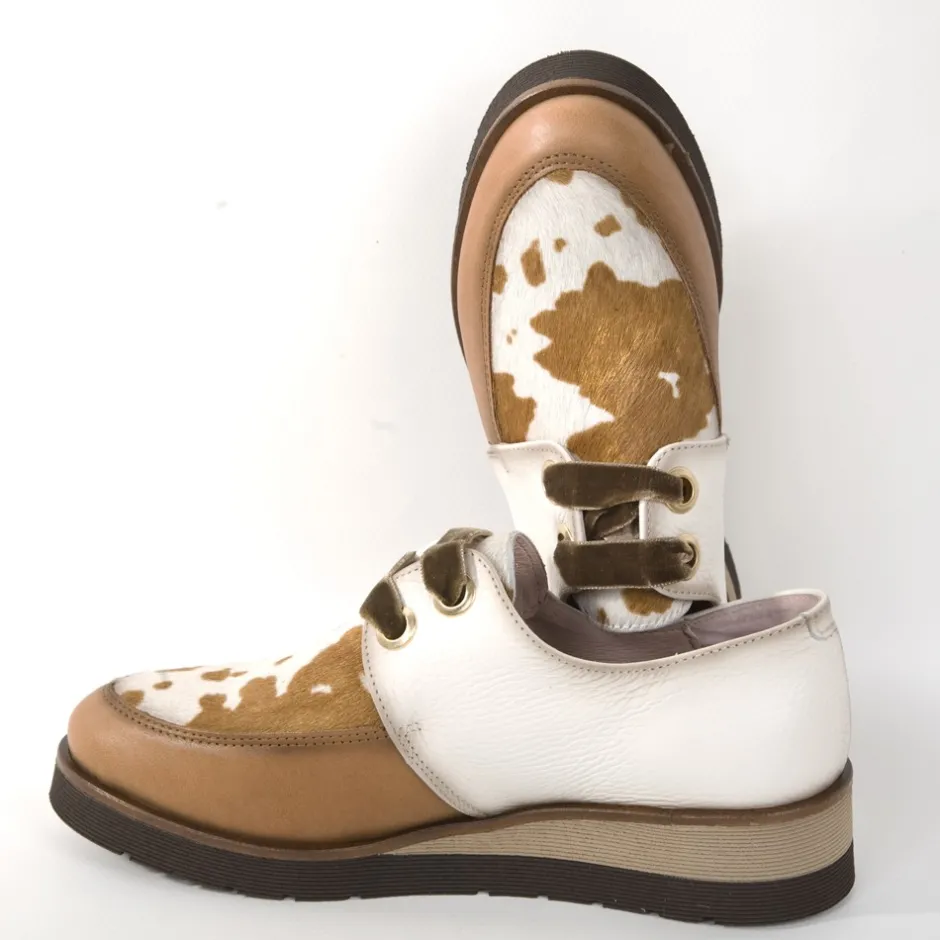 zapato_cordones_luka__cue_8.webp Calzaro Zapatos Con Cordones | Zapato Cordones Luka 2115 Cuero y Animal Print Cebra