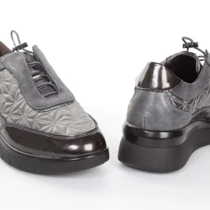 Calzaro Confort | Zapato Cuña 2511 Plomo