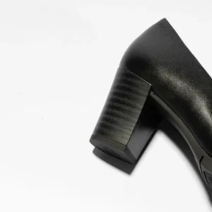 Calzaro Confort | Zapato de Salón 100 Tacón Alto Tapas Negro.