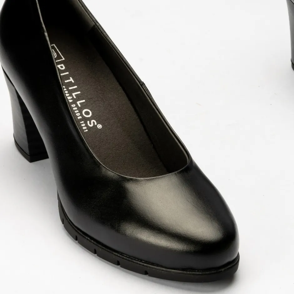 zapato_de_saln__tacn_alto_6.webp Calzaro Confort | Zapato de Salón 100 Tacón Alto Tapas Negro.
