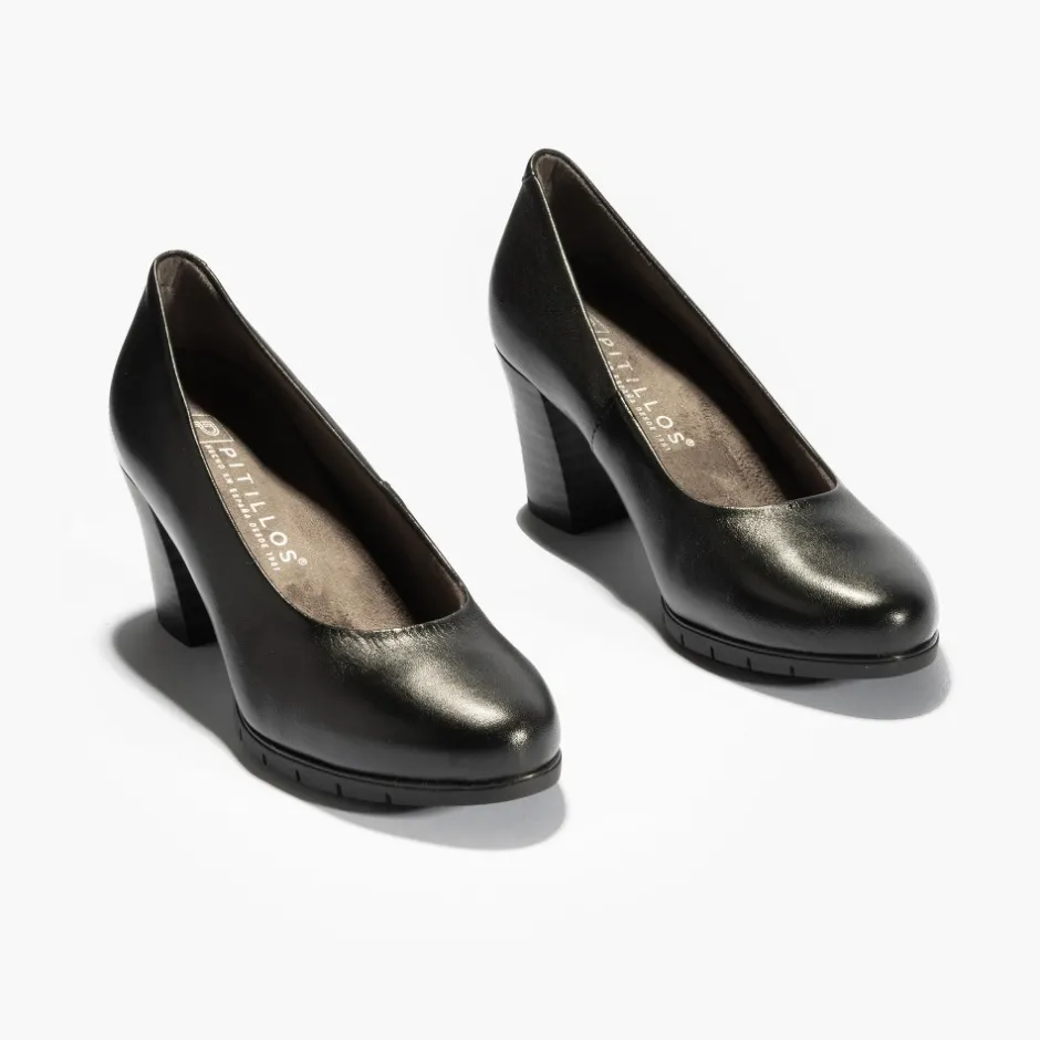zapato_de_saln__tacn_alto_7.webp Calzaro Confort | Zapato de Salón 100 Tacón Alto Tapas Negro.