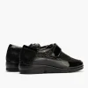 Calzaro Confort | Zapato Deportivo 10001 Velcro de Mujer Color Negro.