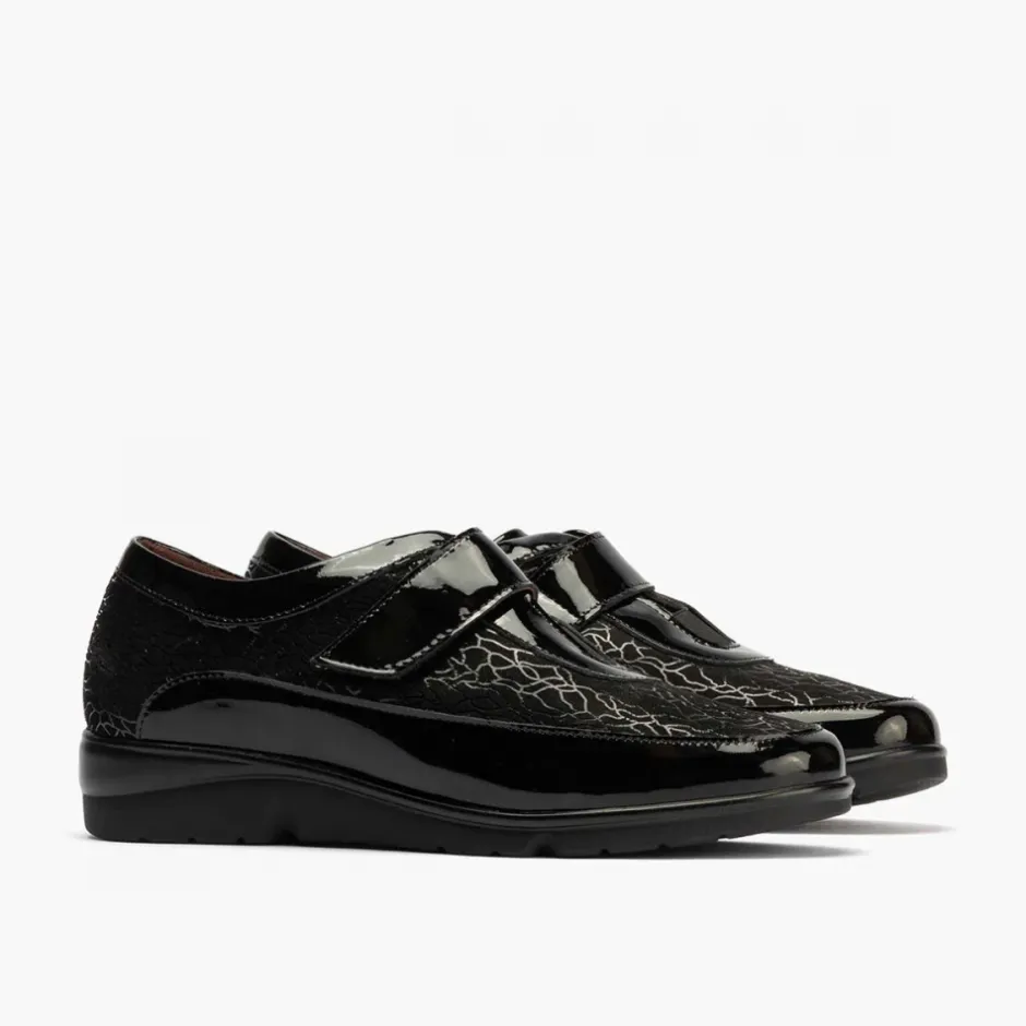 zapato_deportivo__velcro__1.webp Calzaro Confort | Zapato Deportivo 10001 Velcro de Mujer Color Negro.