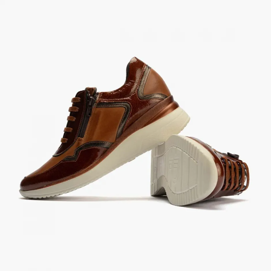 zapato_deportivo_charol_c_0-2.webp Calzaro Deportivas | Confort | Zapato Deportivo Charol con Cremallera para Mujer 10210 color Cuero.