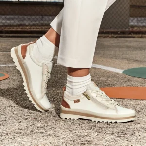 Calzaro Deportivas | Casual | Zapato Deportivo con Cordones para Mujer Vigo 6979 Nata.