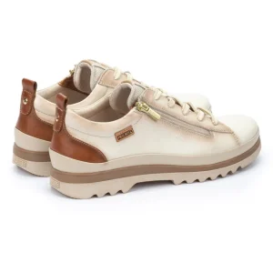 Calzaro Deportivas | Casual | Zapato Deportivo con Cordones para Mujer Vigo 6979 Nata.