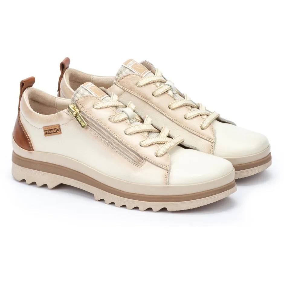 zapato_deportivo_con_cord_4.webp Calzaro Deportivas | Casual | Zapato Deportivo con Cordones para Mujer Vigo 6979 Nata.