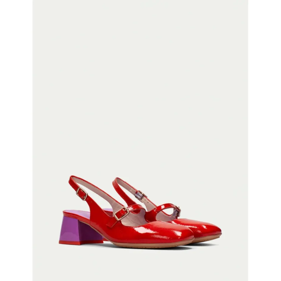zapato_destalonado__rojo_1.webp Calzaro Zapatos De Tac贸n | Zapato Destalonado 243318 Rojo.