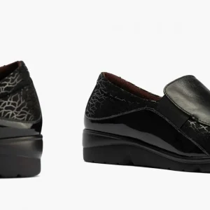 Calzaro Confort | Zapato Manoletina Gucci Elásticos 10000 Color Negro