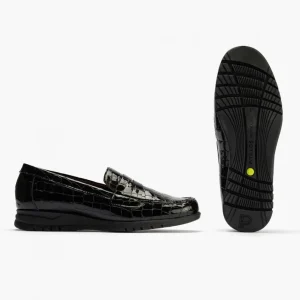 Calzaro Mocasines | Confort | Zapato Mocasín en Coco Mujer 20000 Color Negro