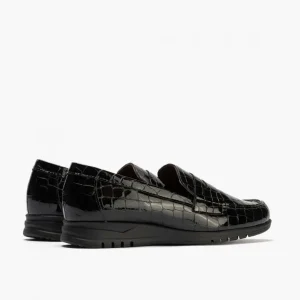 Calzaro Mocasines | Confort | Zapato Mocasín en Coco Mujer 20000 Color Negro