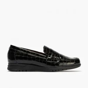 Calzaro Mocasines | Confort | Zapato Mocasín en Coco Mujer 20000 Color Negro