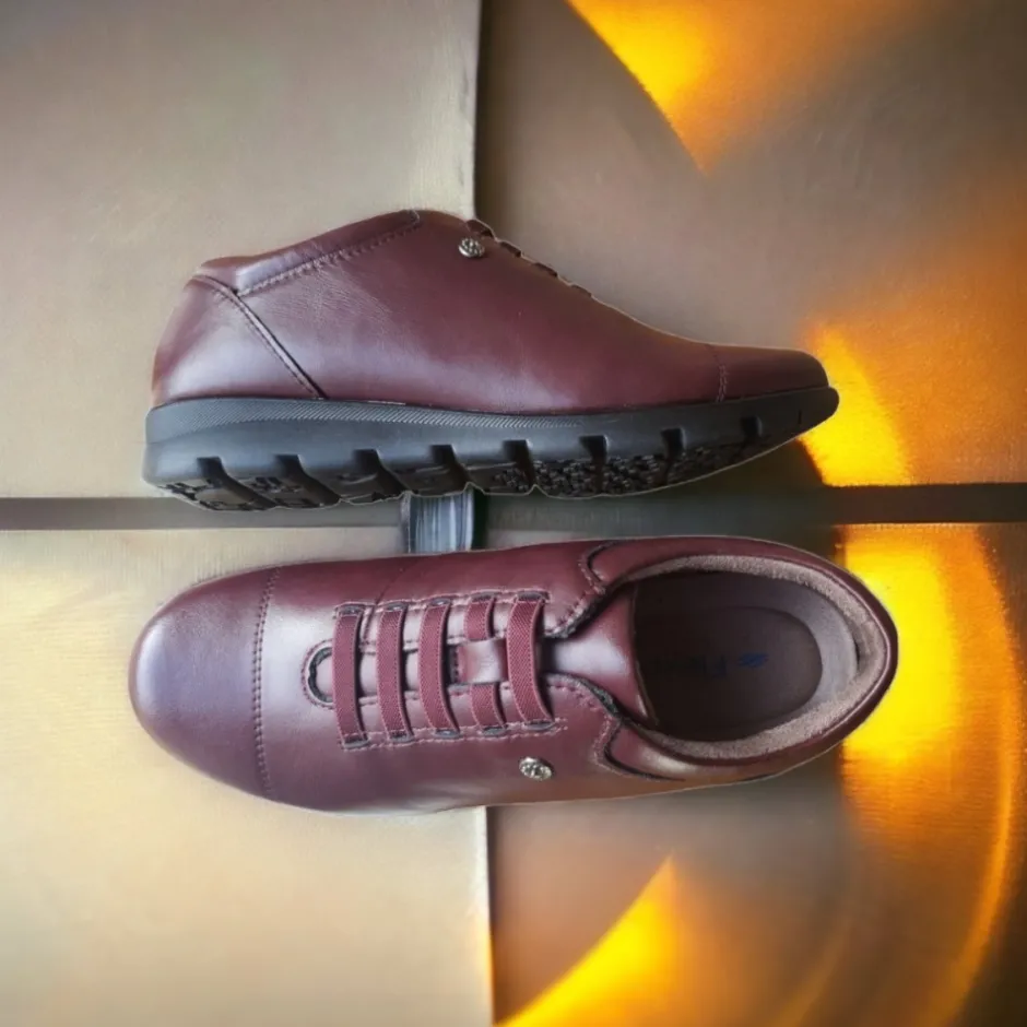 zapato_mujer__burdeos_7.webp Calzaro Zapatos Con Cordones | Confort | Zapato Mujer 1418 Burdeos