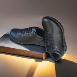 Calzaro Zapatos Con Cordones | Confort | Zapato Mujer 1418 Negro