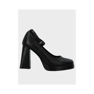Calzaro Zapatos De Tac贸n | Zapato Pulsera Napa Plataforma 23175 Negro.