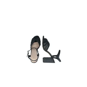 Calzaro Zapatos De Tac贸n | Zapato Sandalia 22234 Arangea Negro
