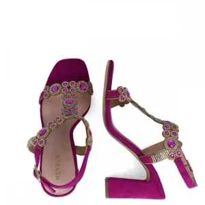 Calzaro Zapatos De Tac贸n | Sandalias | Zapato Sandalia 21651 Belfiore Fuxia