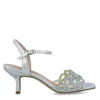 Calzaro Zapatos De Tac贸n | Zapato Sandalia 23411 Grosularia Plata