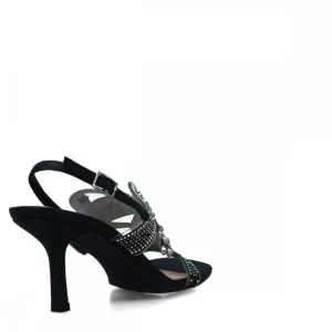 Calzaro Zapatos De Tac贸n | Zapato Sandalia 23492 Ónix Negro