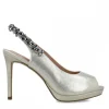 Calzaro Zapatos De Tac贸n | Zapato Sandalia 23177 Oro