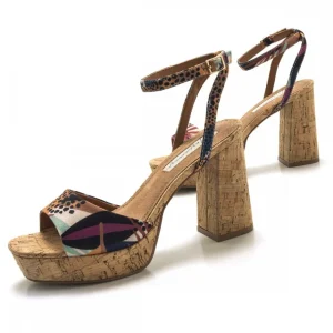 Calzaro Sandalias | Zapatos De Tac贸n | Zapato Sandalia 68378 Roseta Multicolor
