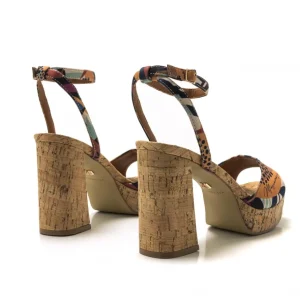Calzaro Sandalias | Zapatos De Tac贸n | Zapato Sandalia 68378 Roseta Multicolor