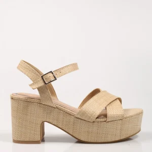 Calzaro Sandalias | Zapato sandalia Curlya beige