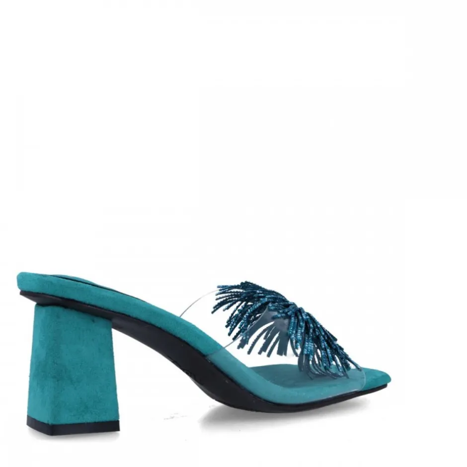 zapato_sandalia_mul__azul_2.webp Calzaro Zapatos De Tac贸n | Sandalias | Zapato Sandalia Mulé 22893 Azul Medio Celeste