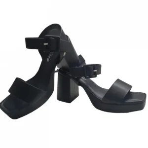 Calzaro Sandalias | Zapatos De Tac贸n | Zapato Sandalia Plataforma 22306 Negro