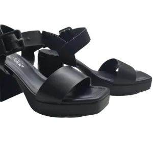 Calzaro Sandalias | Zapatos De Tac贸n | Zapato Sandalia Plataforma 22306 Negro