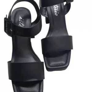 Calzaro Sandalias | Zapatos De Tac贸n | Zapato Sandalia Plataforma 22306 Negro