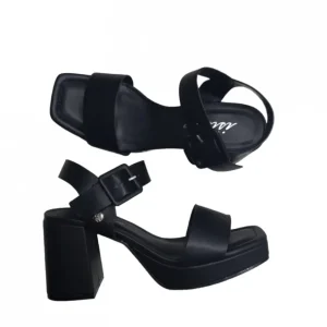 Calzaro Sandalias | Zapatos De Tac贸n | Zapato Sandalia Plataforma 22306 Negro