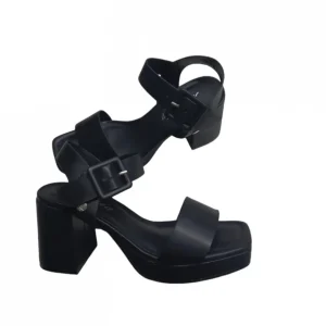 Calzaro Sandalias | Zapatos De Tac贸n | Zapato Sandalia Plataforma 22306 Negro